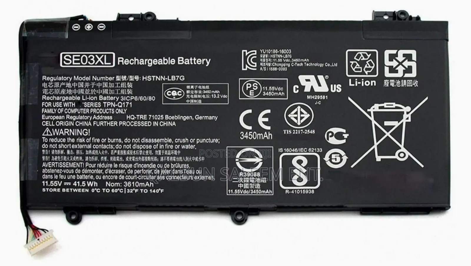 HP SE03XL Laptop Battery for Pavilion 14-Al000 14-Al125tx