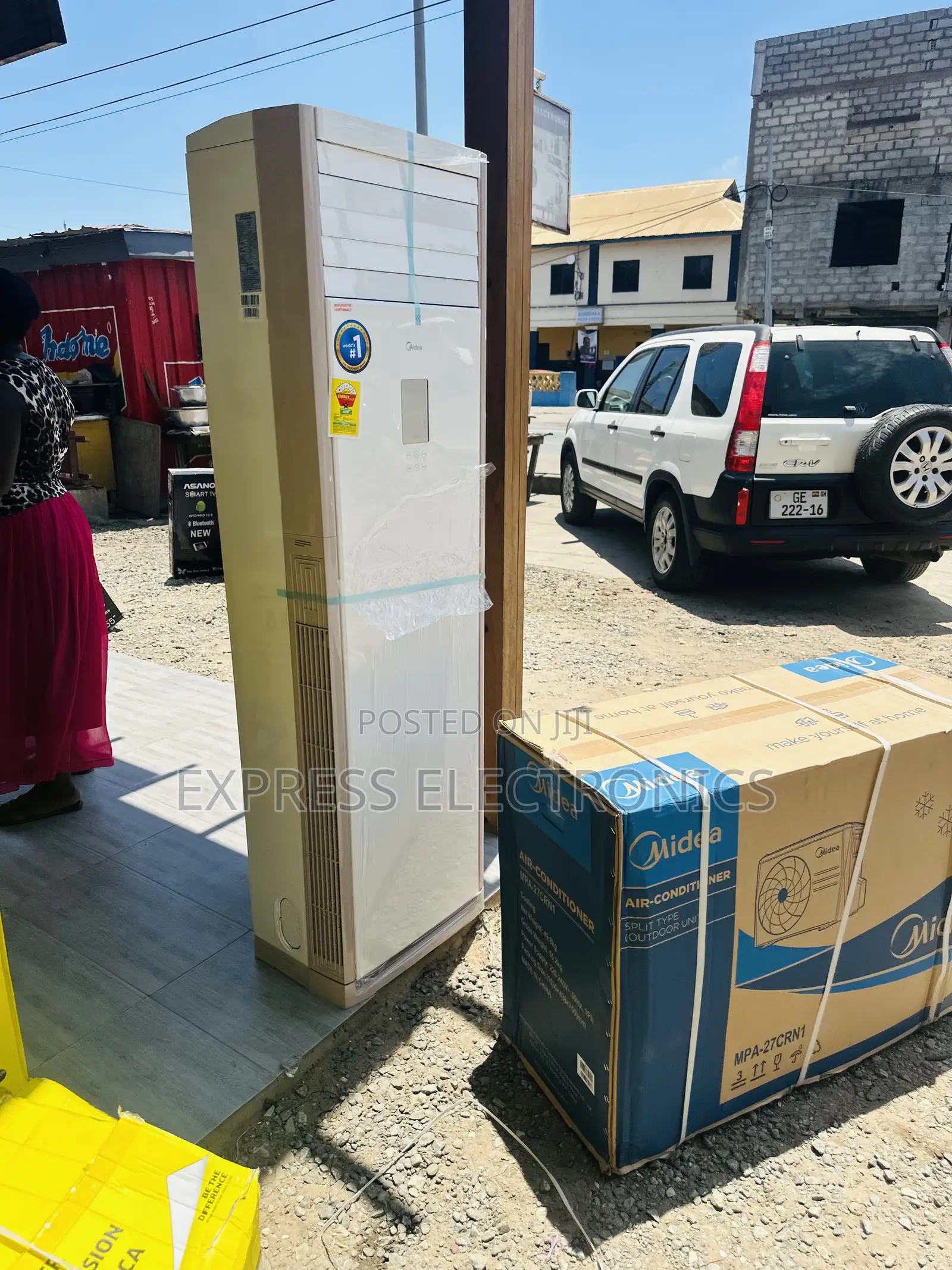 Available Now at Store Midea 3hp Split R410 Floor Standing