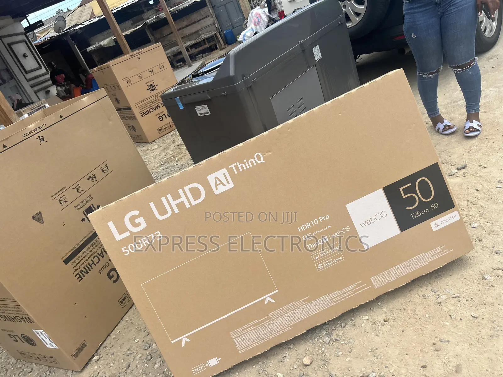 Zealous Sleek Slim UHD Smart 50”UR73 Lg Tel