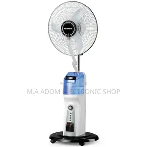 Rechargeable 16” Electric Solar Ice Water Mist Fan