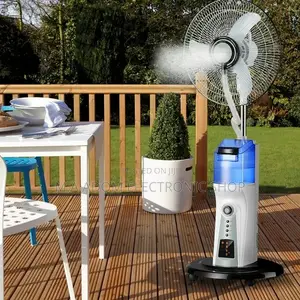 Solar Electric Rechargeable 16” Clinette Mist Fan