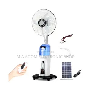 16” Clinette Solar/Electric Rechargeable Fan