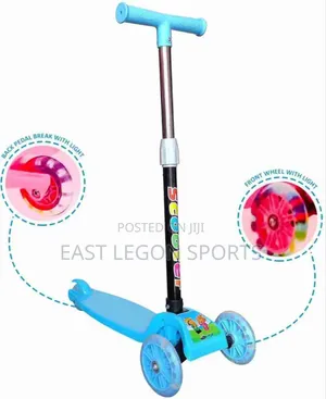 Scooter Light Led Kids Bike 3 Wheeler Under 8 Years