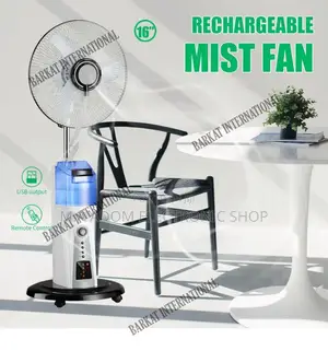 10hrs Clinette16”Solar Rechargeable Fan With Remote Control