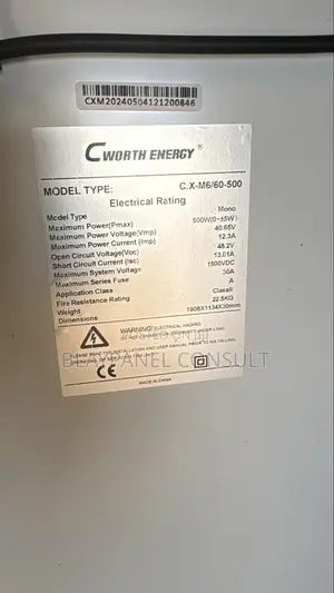 500w Mono Half Cell Solar Panel