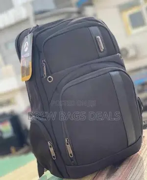 Original PL Power Black Backpack Highly Durable Brand Bag