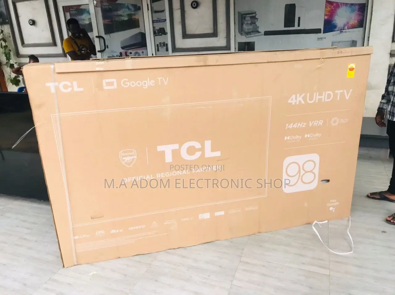 Stunning Visuals With TCL Uhd 98” Inch TV