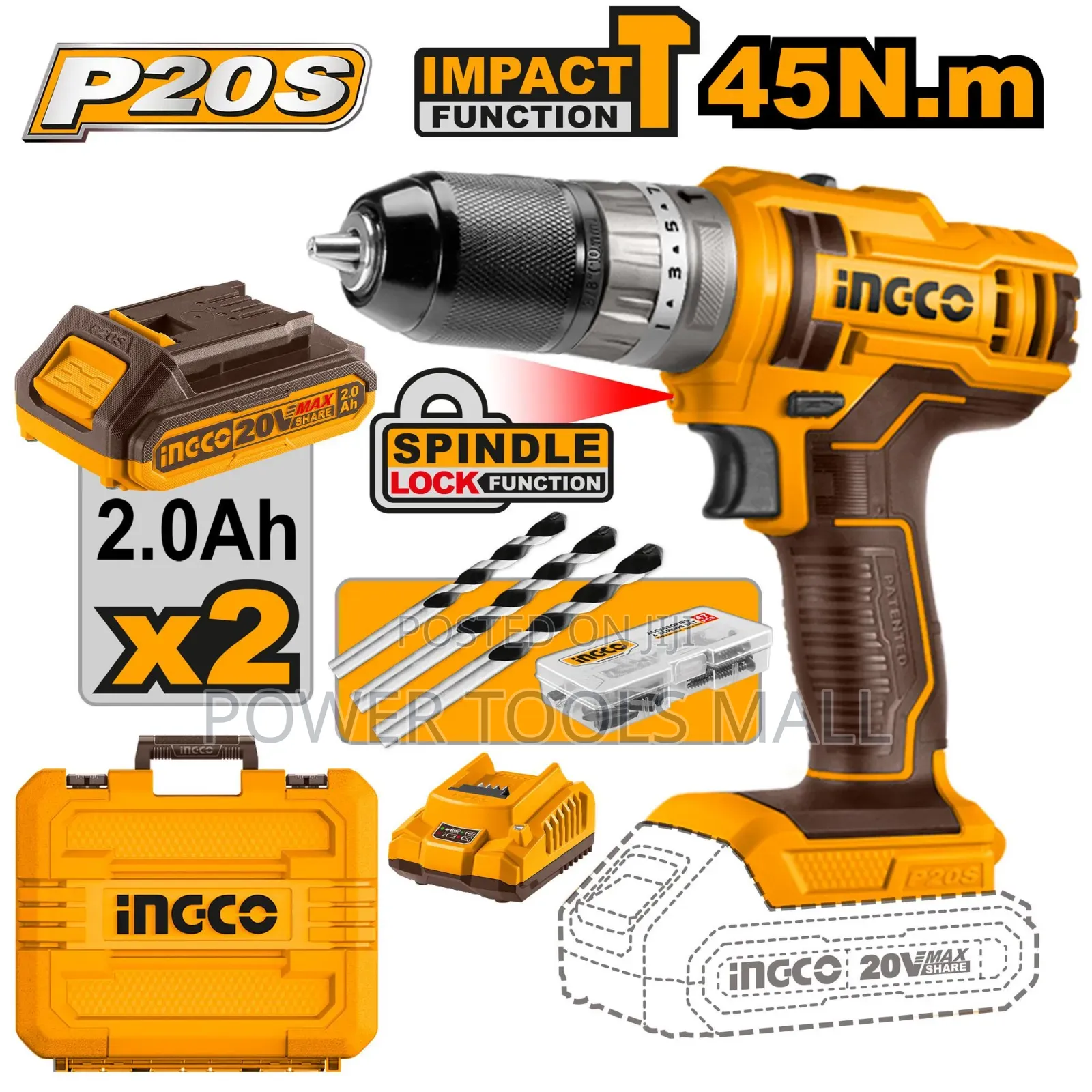 Cordless Impact Drill CIDLI201452