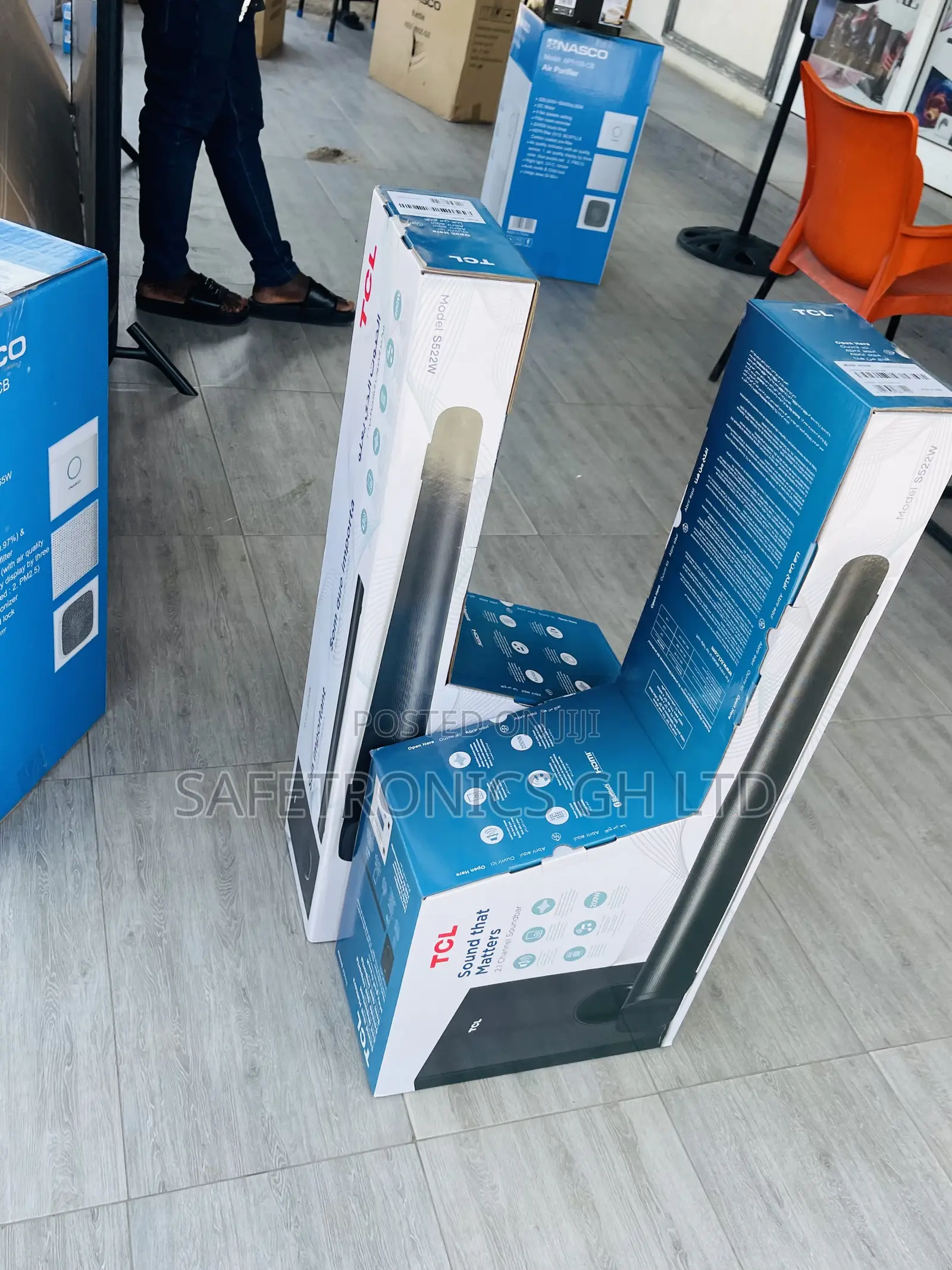 Durable New TCL S522W Bluetooth 200W Soundbar