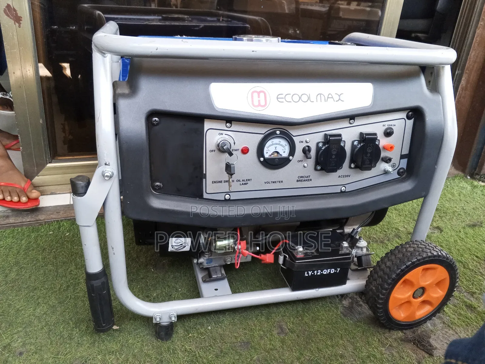 Ecoolmax Generator 7.5kva 8500W Silent Petrol Key Generator