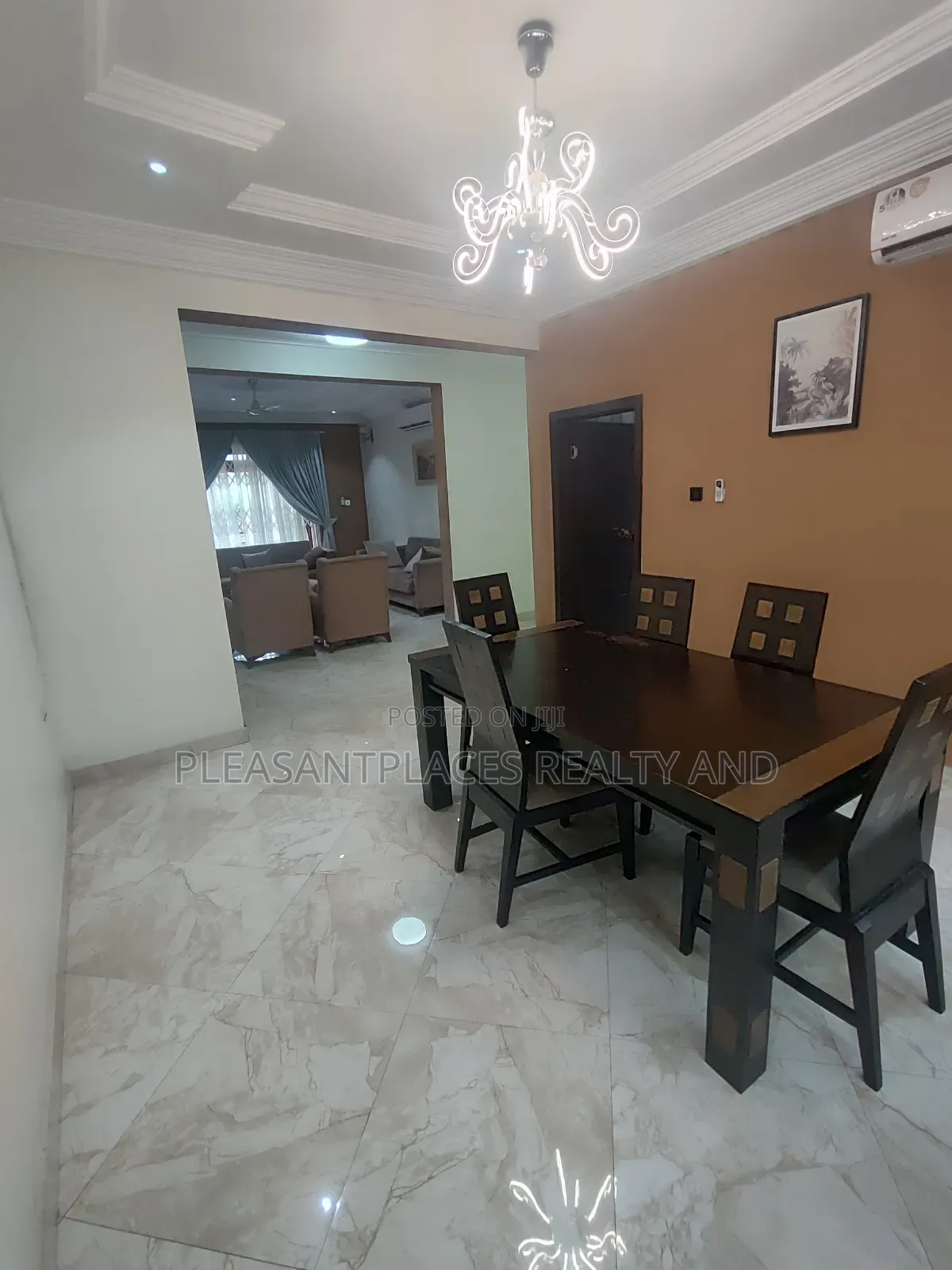 Furnished 3bdrm Apartment in Pleasantplaces, East Legon for rent