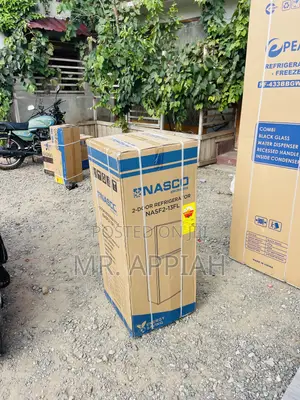 Order Nasco Nasf2-13fl 2 Door Electric Fridge(Silver).