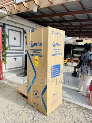 Fast Chilling Pearl Pf-433bbg 2 Door Electric Fridge.