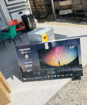 Sealed in Box Asano 50 Inch Uhd Smart Electric Tv.