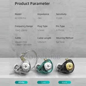 Kz Edx Pro In-ear Stage Monitor Wired Headphone