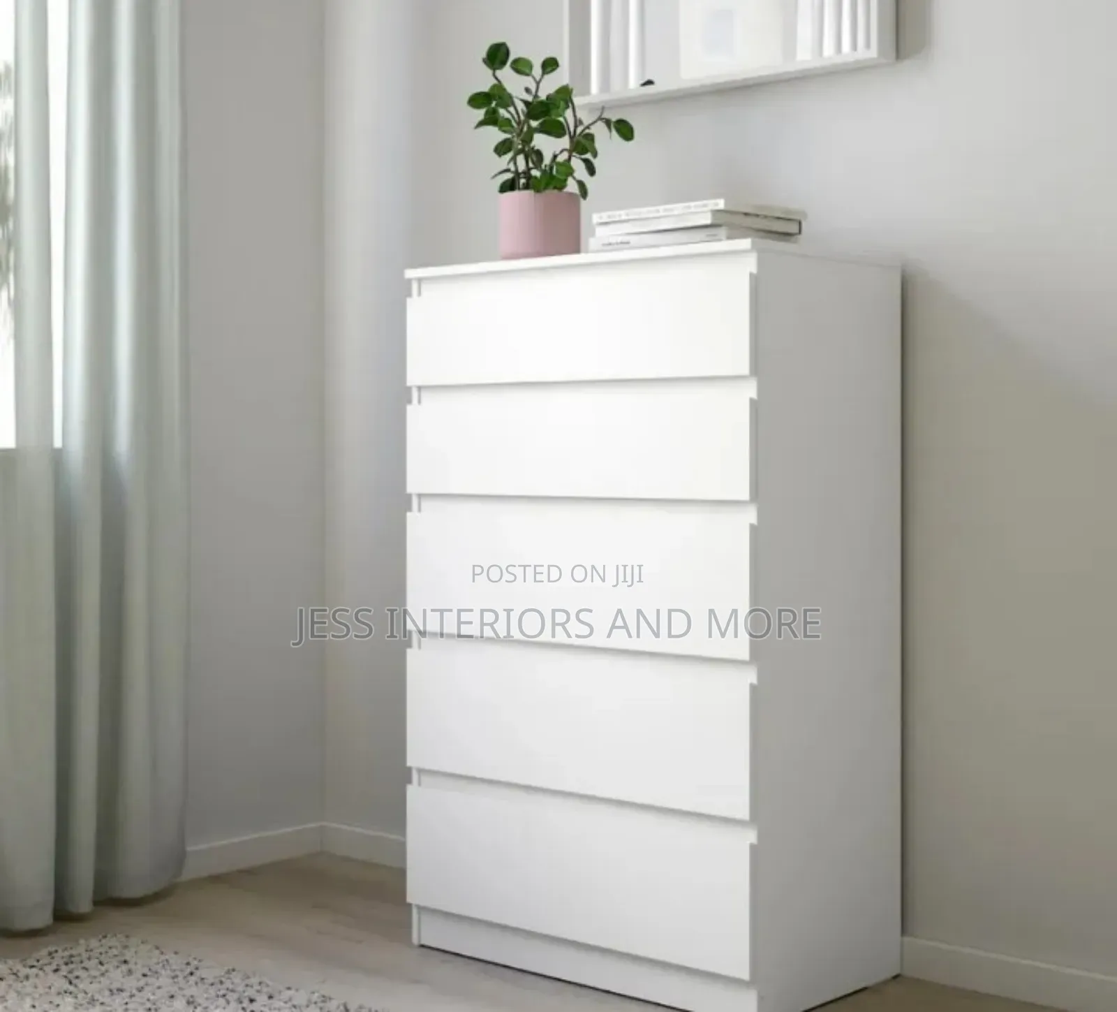 Bedroom Dresser (White) 11 Drawers