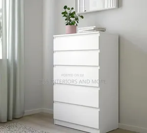 Bedroom Dresser (White) 11 Drawers