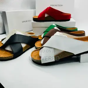 Birkenstock Leather Slippers