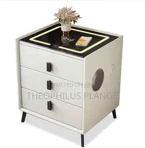 Electronic Smart Bedside Table /Drawer , Chair Side Tabs