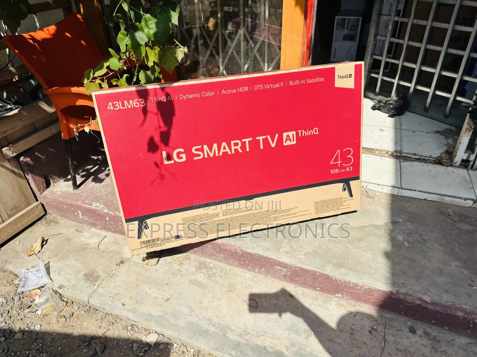 Quad Core FHD Smart Satellite LG 43”Lm63