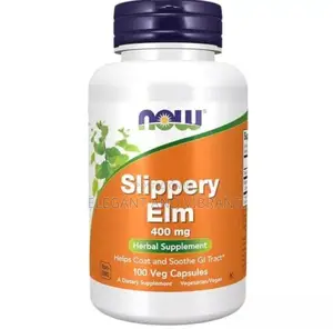 Now Slipprey Elm,400mg 100 Vegetable Capsules