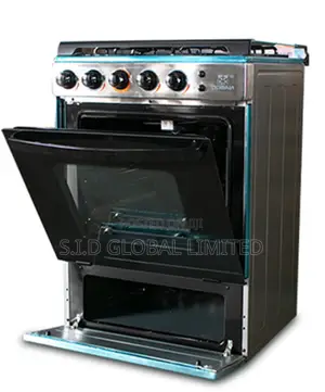 Elegance Ignited NASCO-4-BURNER-GAS-COOKER-STAINLESS-STEEL