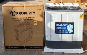 PROPERTY 12KG Twin Tub Washing Machine Semi Automatic