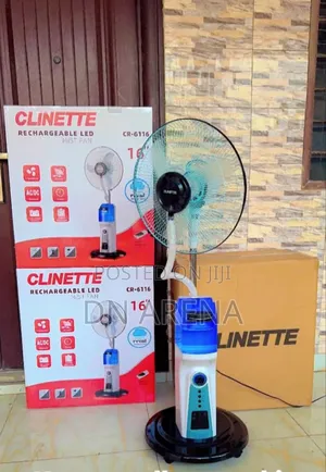 Clinette 16 Inches Rechargable Mist Fan
