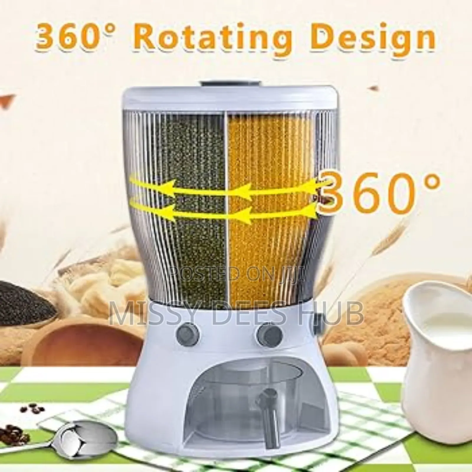 4-Grid Cereal Dispenser