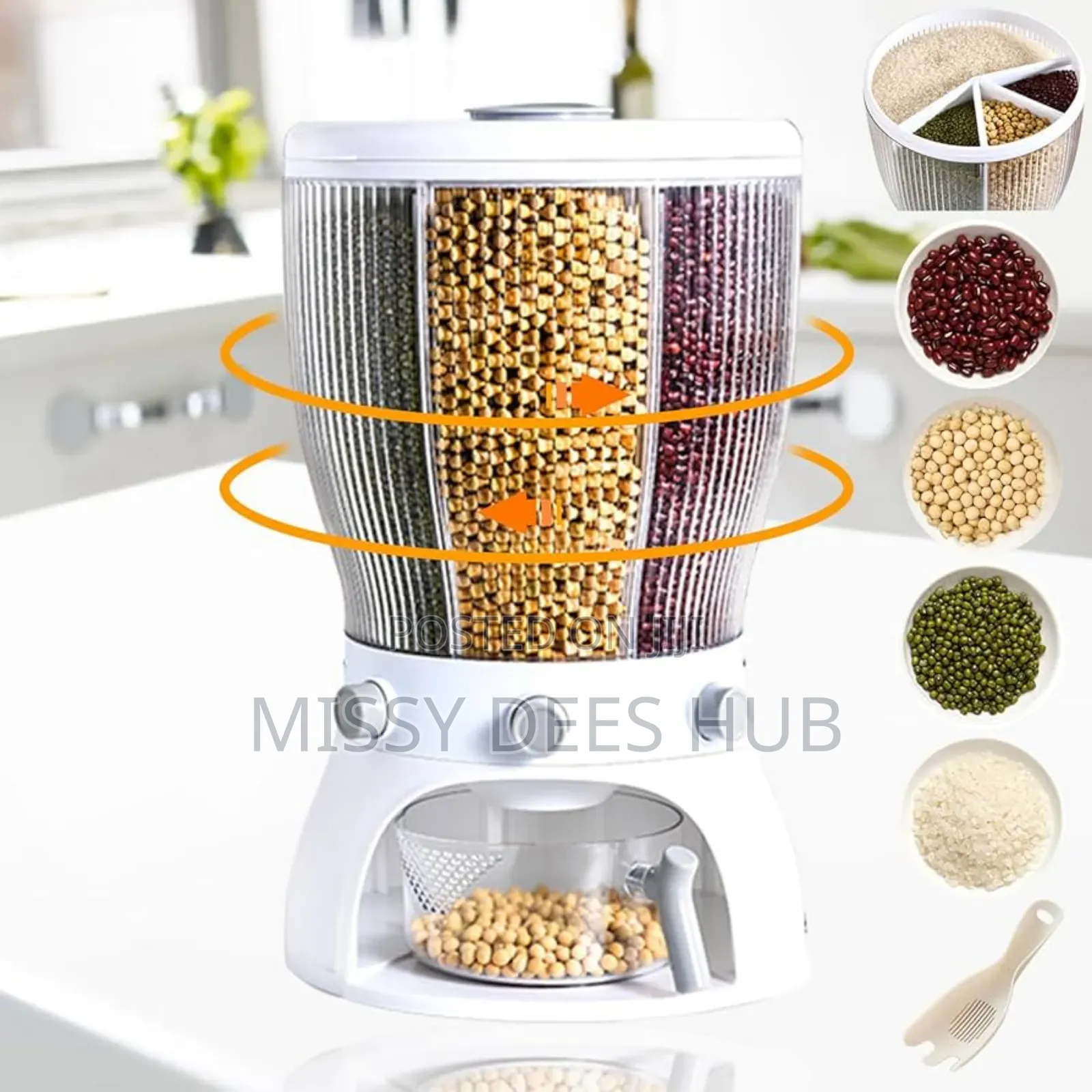 4-Grid Cereal Dispenser