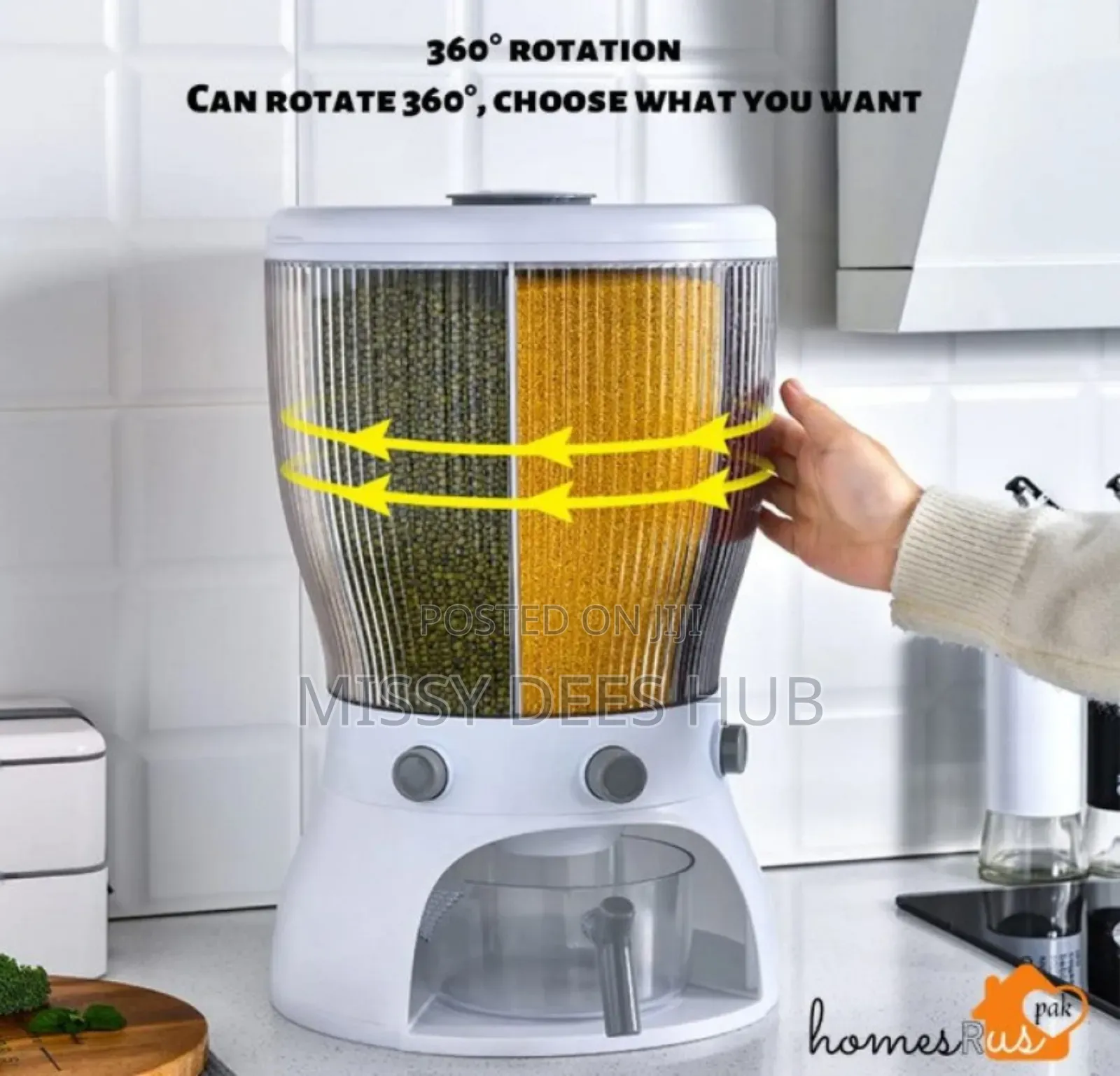 4-Grid Cereal Dispenser