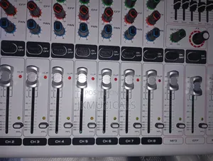 8 Channel Mixer With Sound Card _ Mixing Console