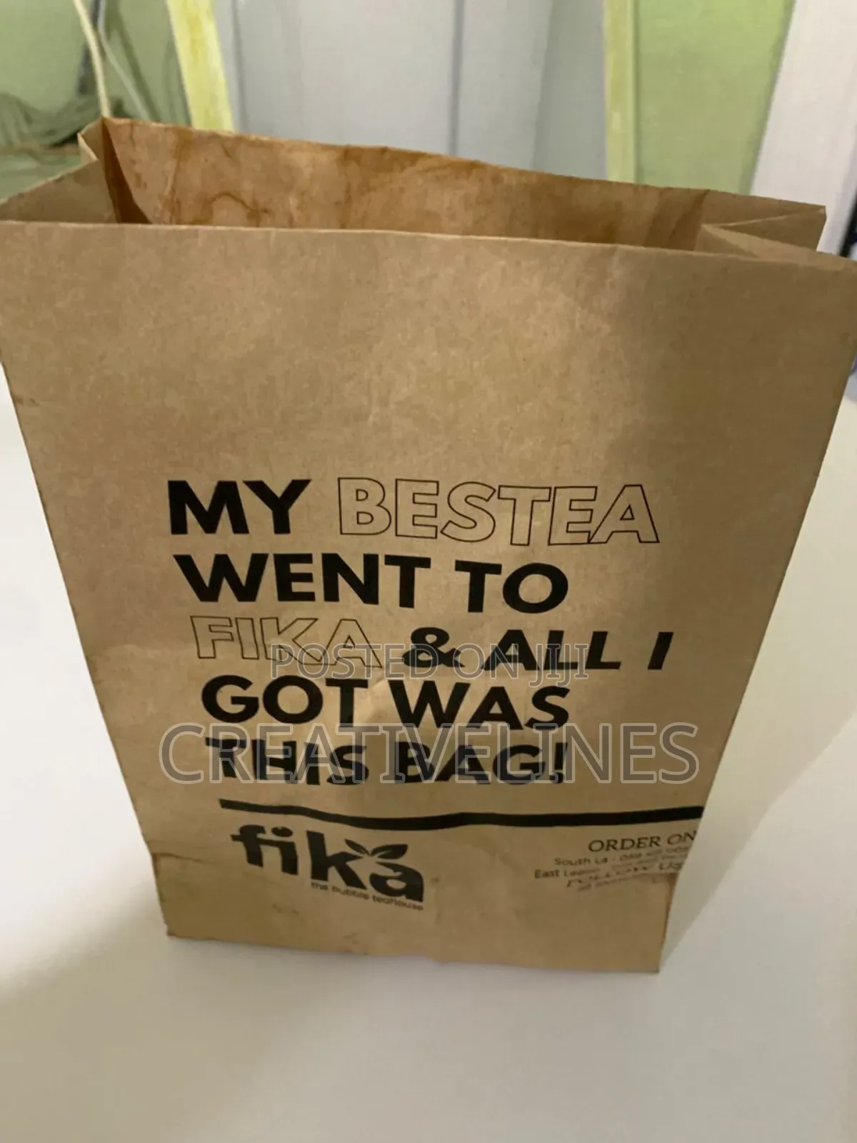 A6 Brown Bag
