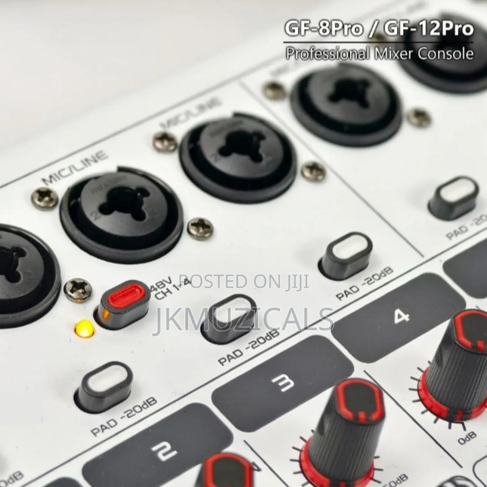 8 Channel Mixer With Sound Card _ Mixing Console