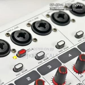 8 Channel Mixer With Sound Card _ Mixing Console