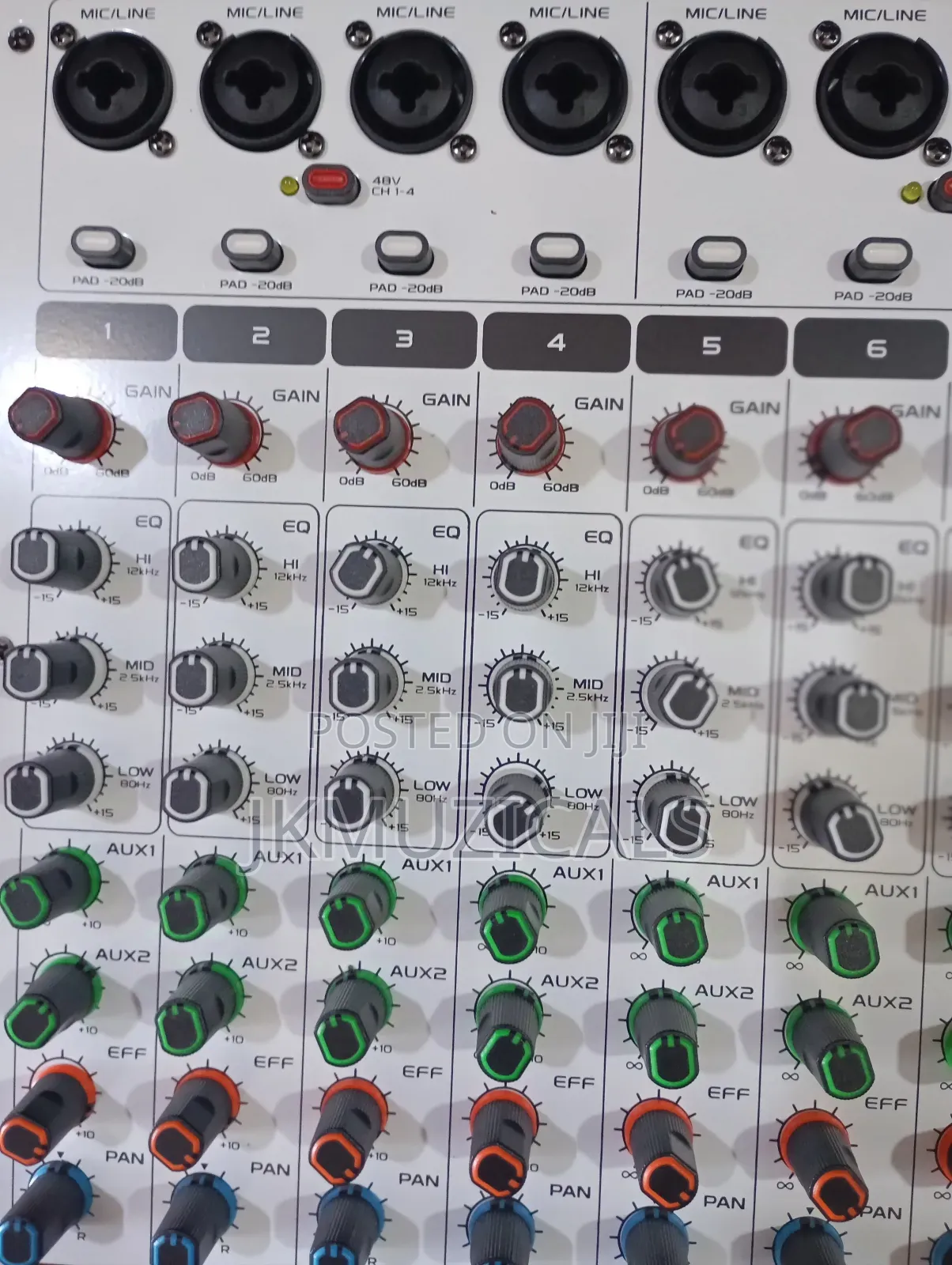 8 Channel Mixer With Sound Card _ Mixing Console