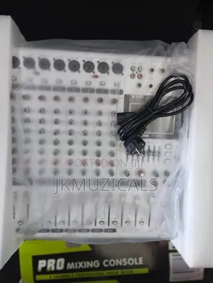 8 Channel Mixer With Sound Card _ Mixing Console