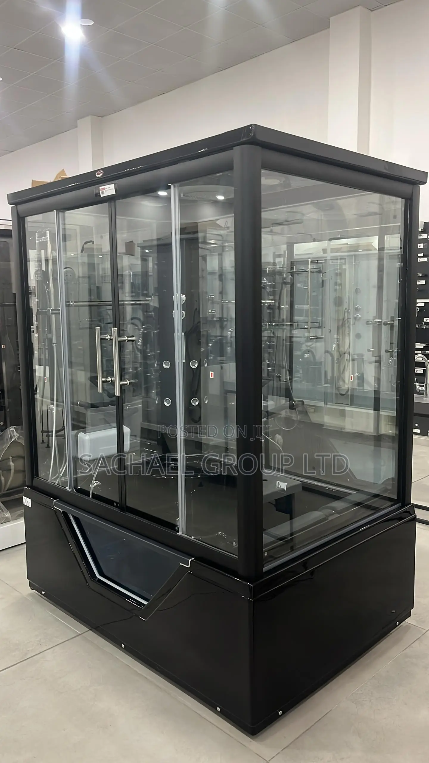 Black Jacuzzi Steam Room