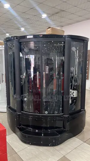 Stylish Black Jacuzzi Steam Room