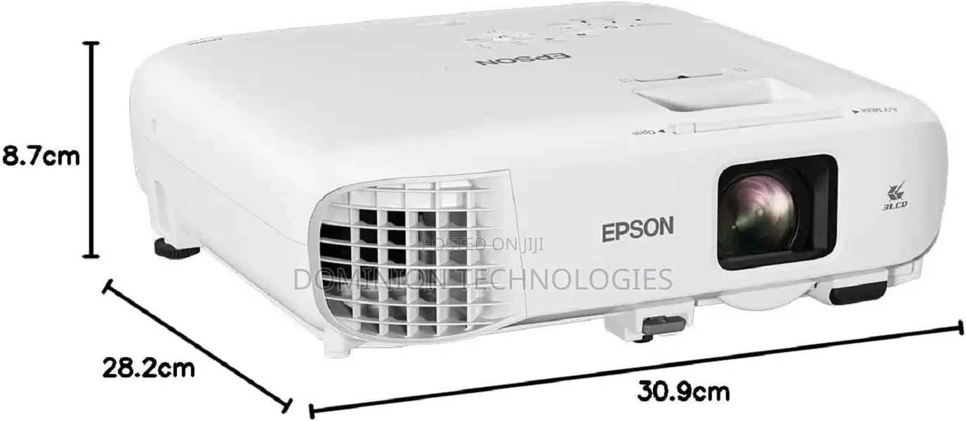 Epson Eb-E20-3lcd Projector 3400 Lumens Xga (1024 X 768)