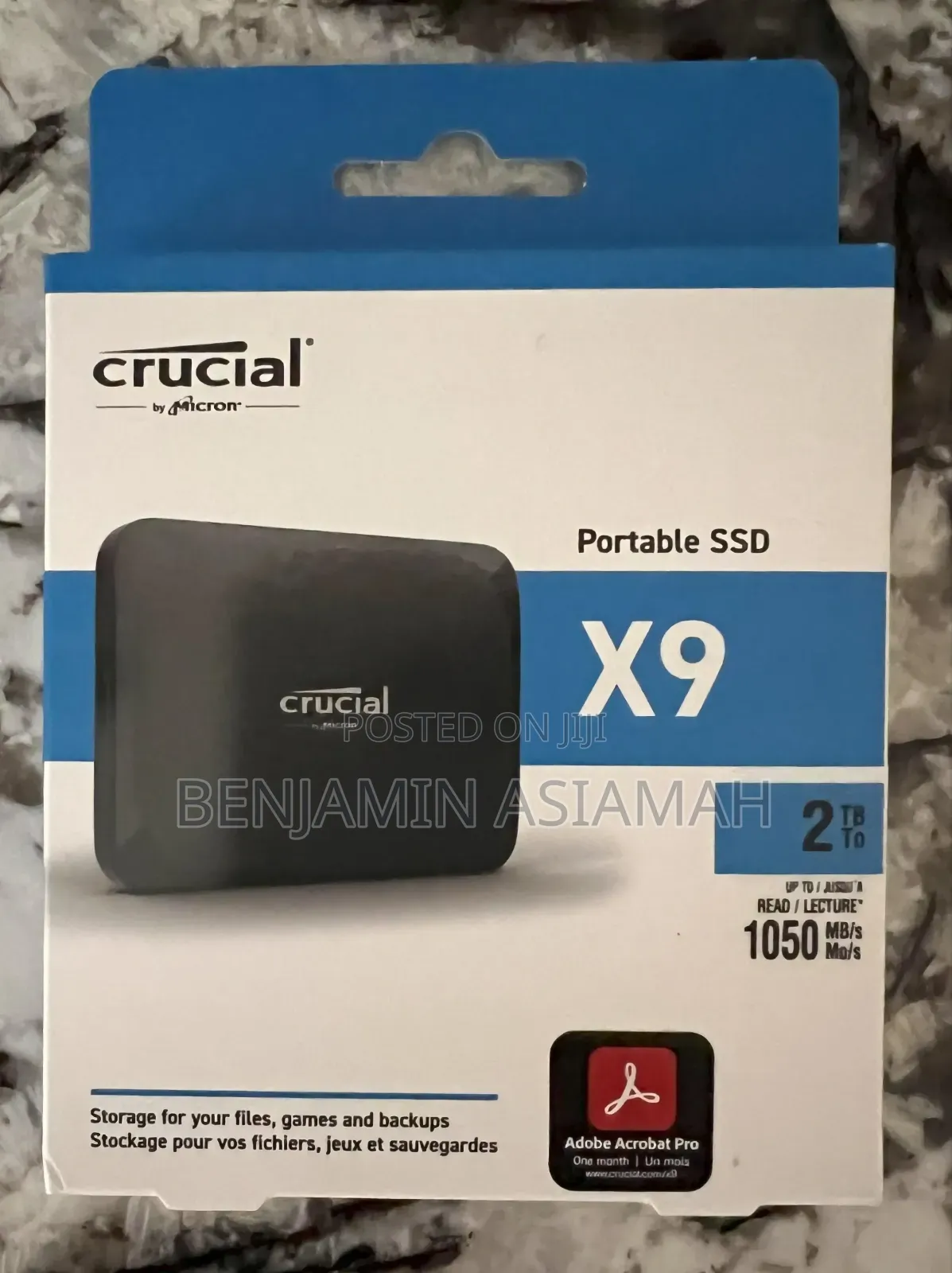 Crucial X9 SSD External 2tb