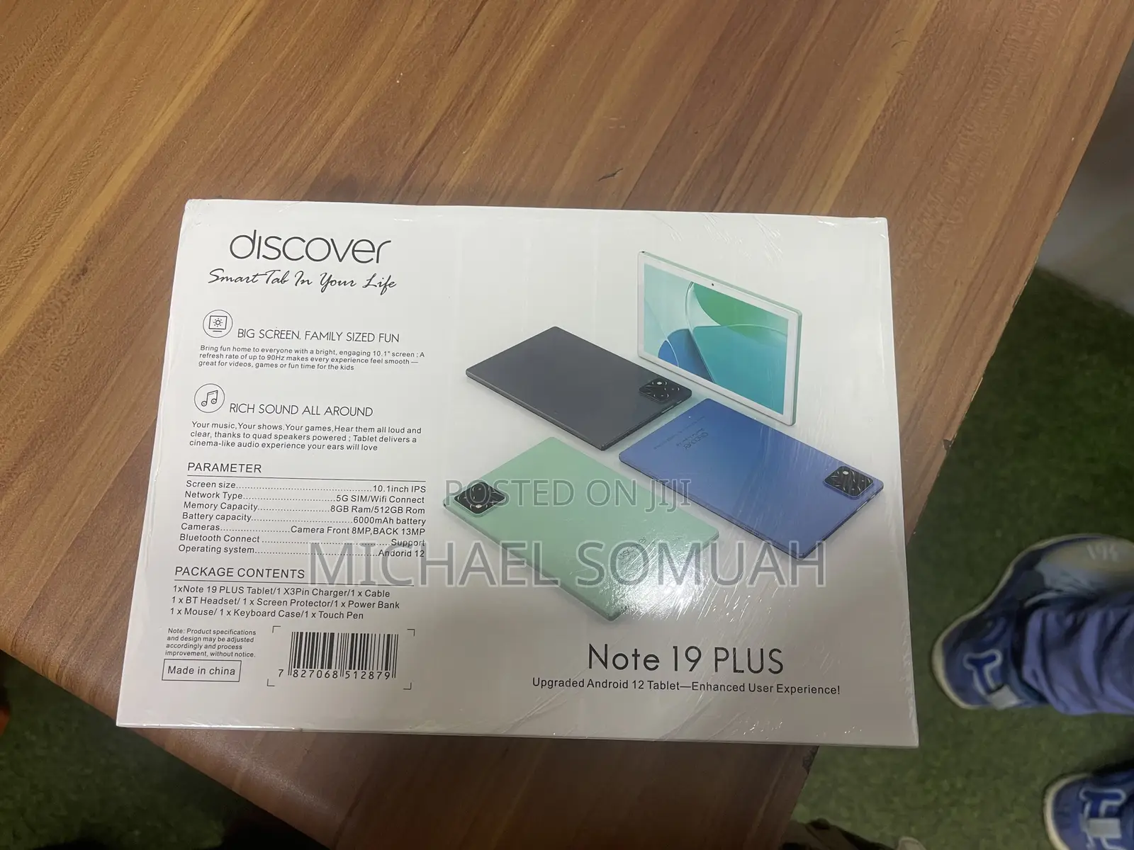 New Discover Note 19 Plus 512 GB Black