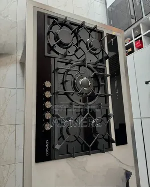 Promo Prices Kenwood 5 Burners All Gas Cooker Stove Hobblack