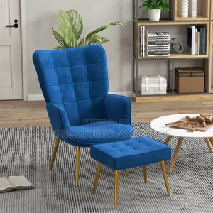 Accent Chair With Footstool