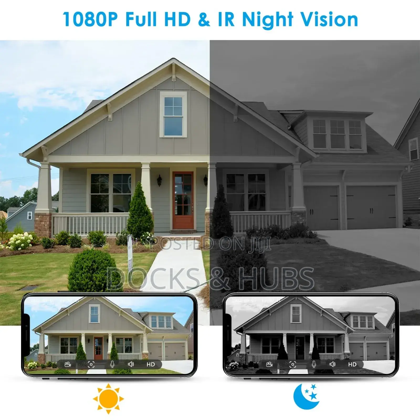 Kamep Smart Wireless Video Doorbell Camera With Chime