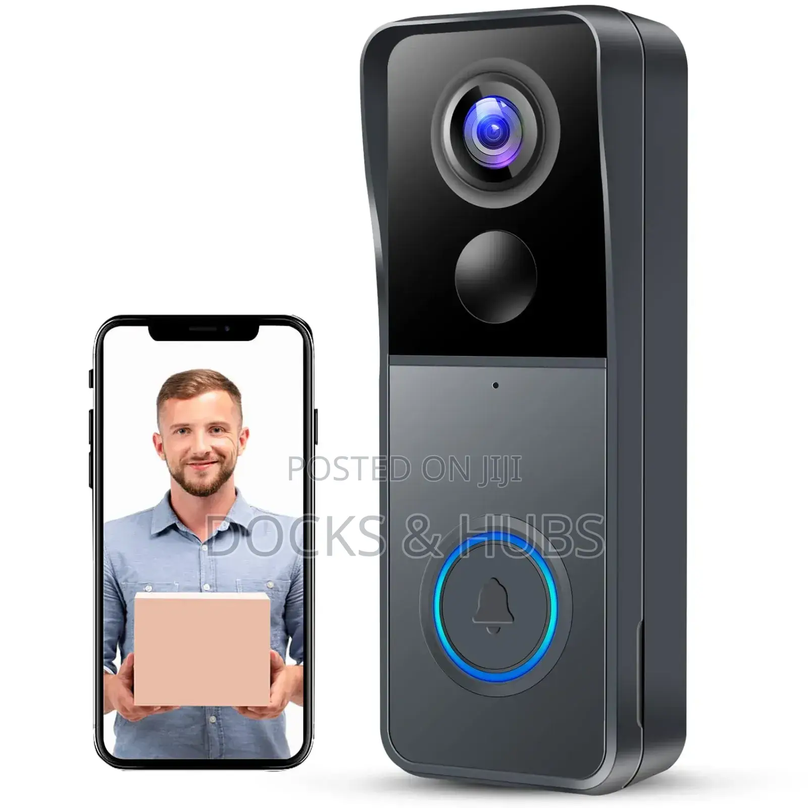 Kamep Smart Wireless Video Doorbell Camera With Chime
