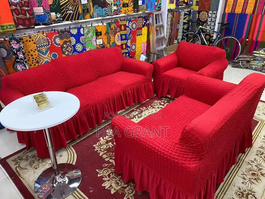 High Quality Skirt Sofa Covers (4 In 1 ) In Diff Colors