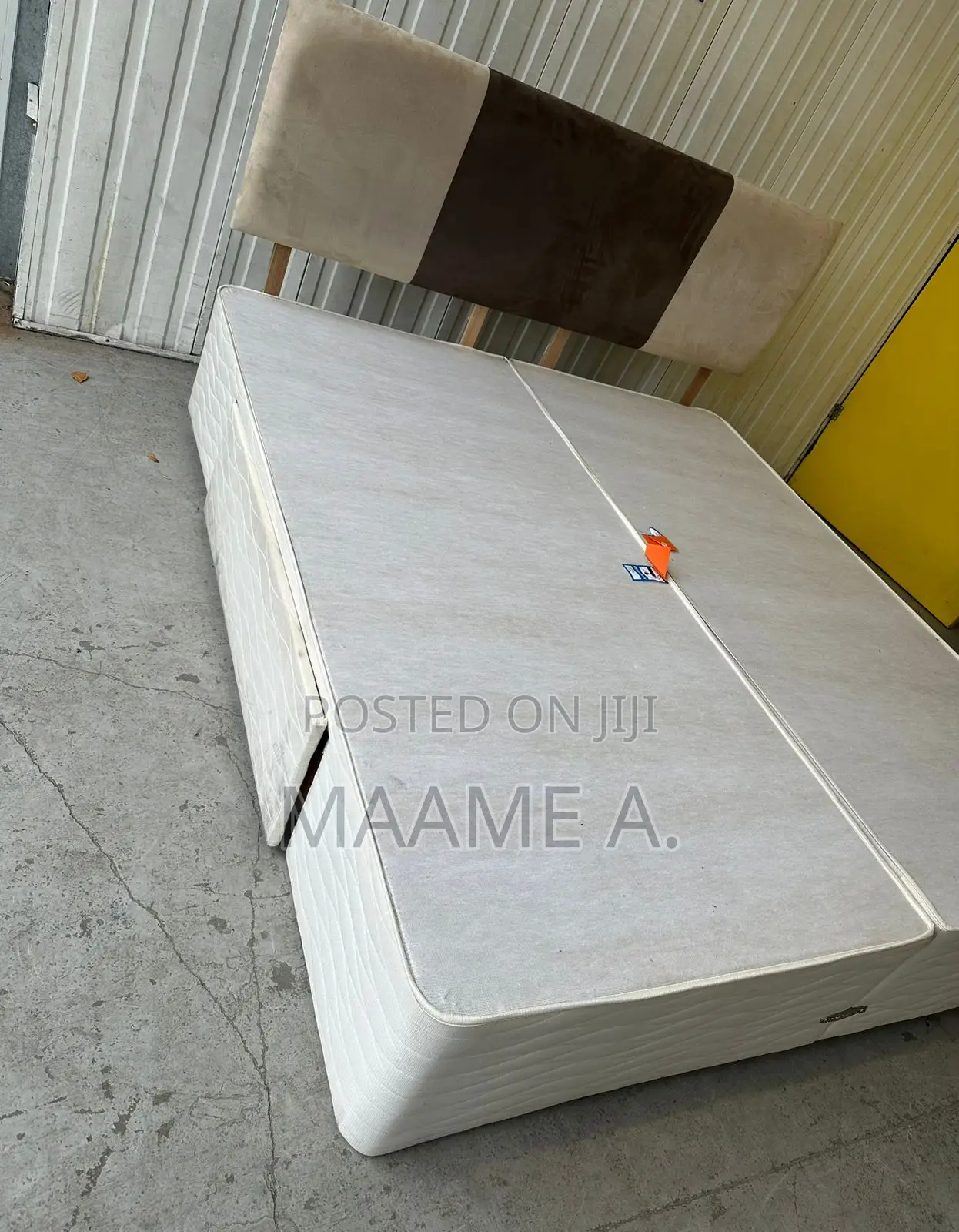 Divan Double Bed With Head Board and Storage