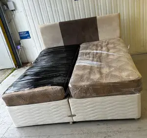 Divan Double Bed With Head Board and Storage