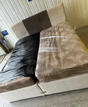 Divan Double Bed With Head Board and Storage